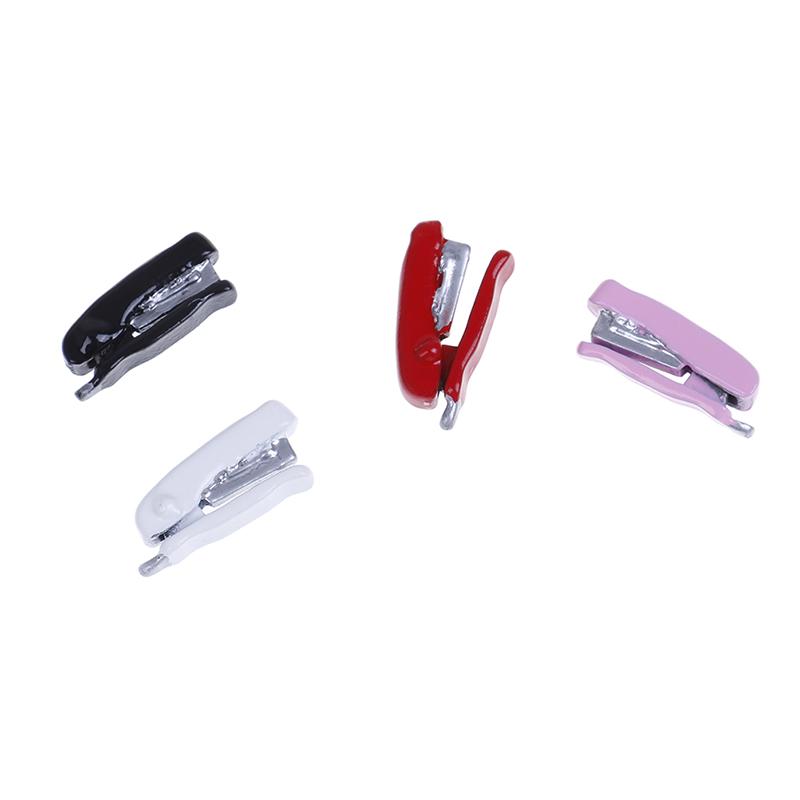 1:12 кукольных миниатюрных металлических степлеров, канцелярских принадлежностей, офисных школьных миниатюрных подарков